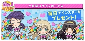 iOS/Android「八月のシンデレラナイン」新スカウト「夏本番！色めく青春」などが開催される大型キャンペーン「八夏祭」が実施の画像3