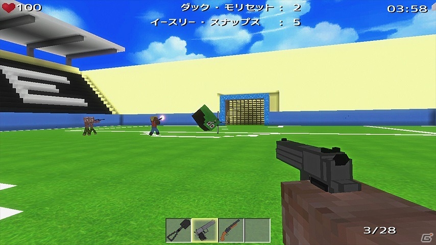 キューブの世界で白熱した銃撃戦を楽しもう！Wii U「キューブライフ：ピクセルアクションヒーローズ」が8月9日に配信の画像6