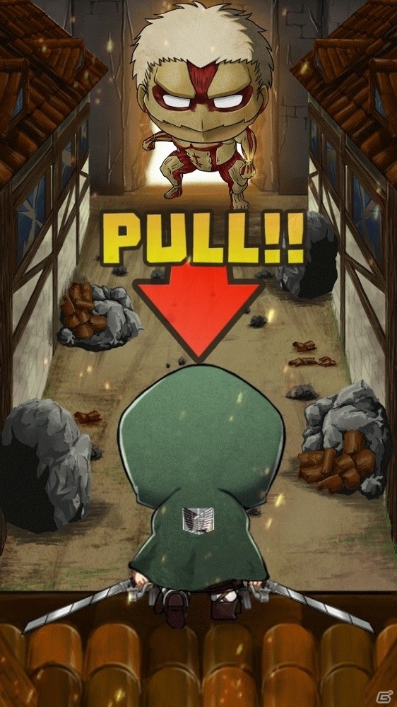 Android版「進撃の巨人 チェインパズルフィーバー」が配信開始―“ちみ絵”のエレンやミカサたちが登場するパズルゲームの画像4