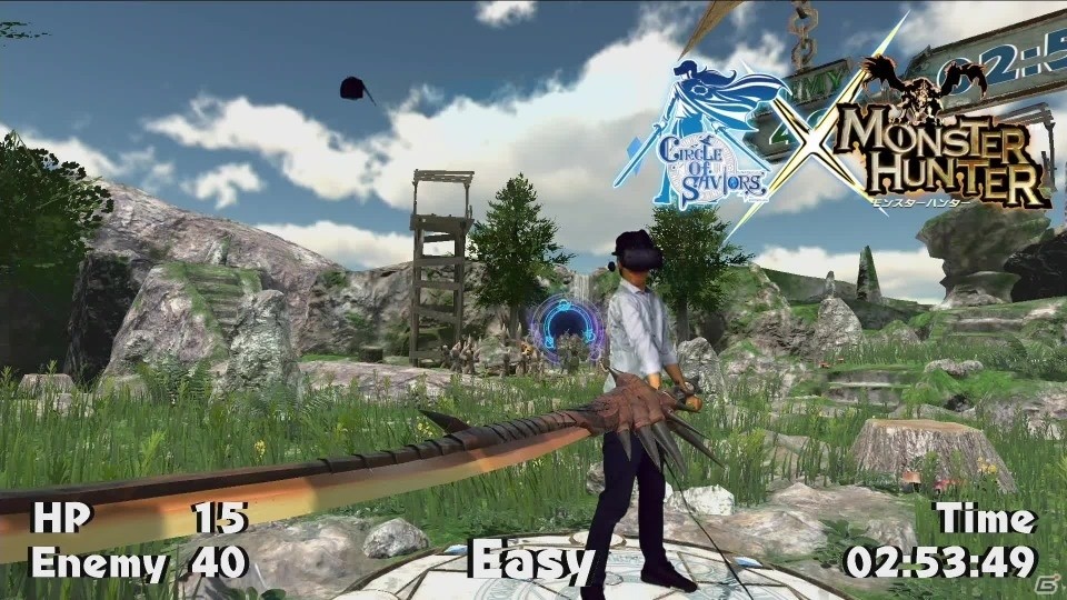 体験型VRアクションゲーム「サークル オブ セイバーズ」の「モンスターハンター」限定コラボ仕様版が8月10日稼働開始の画像3