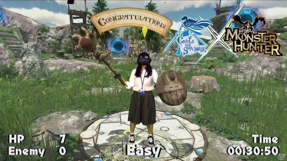 体験型VRアクションゲーム「サークル オブ セイバーズ」の「モンスターハンター」限定コラボ仕様版が8月10日稼働開始の画像5