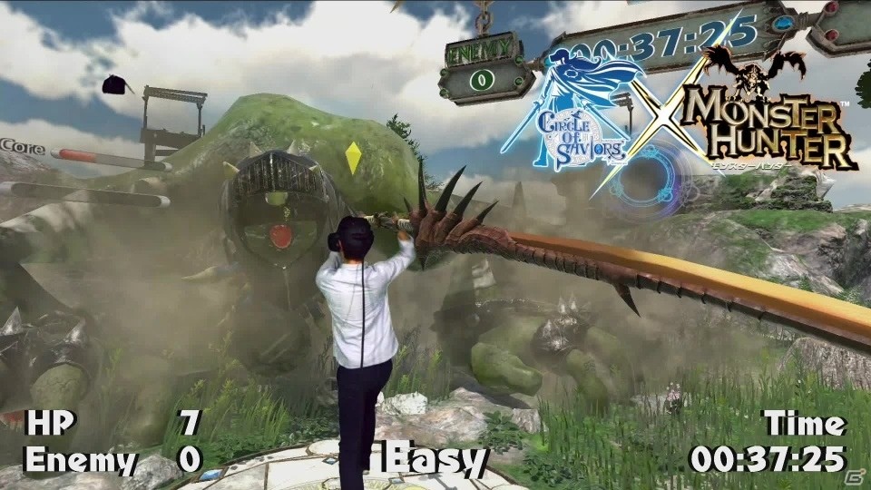 体験型VRアクションゲーム「サークル オブ セイバーズ」の「モンスターハンター」限定コラボ仕様版が8月10日稼働開始の画像7