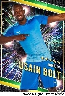 Konamiサッカーゲームの新アンバサダー ウサイン ボルト選手が ウイクラ ワサコレs に登場 Gamer