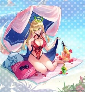 iOS/Android「ファントム オブ キル」水着姿のダーインスレイヴ、カラドボルグ、トリシューラ、ガ・ボーが公開！の画像1