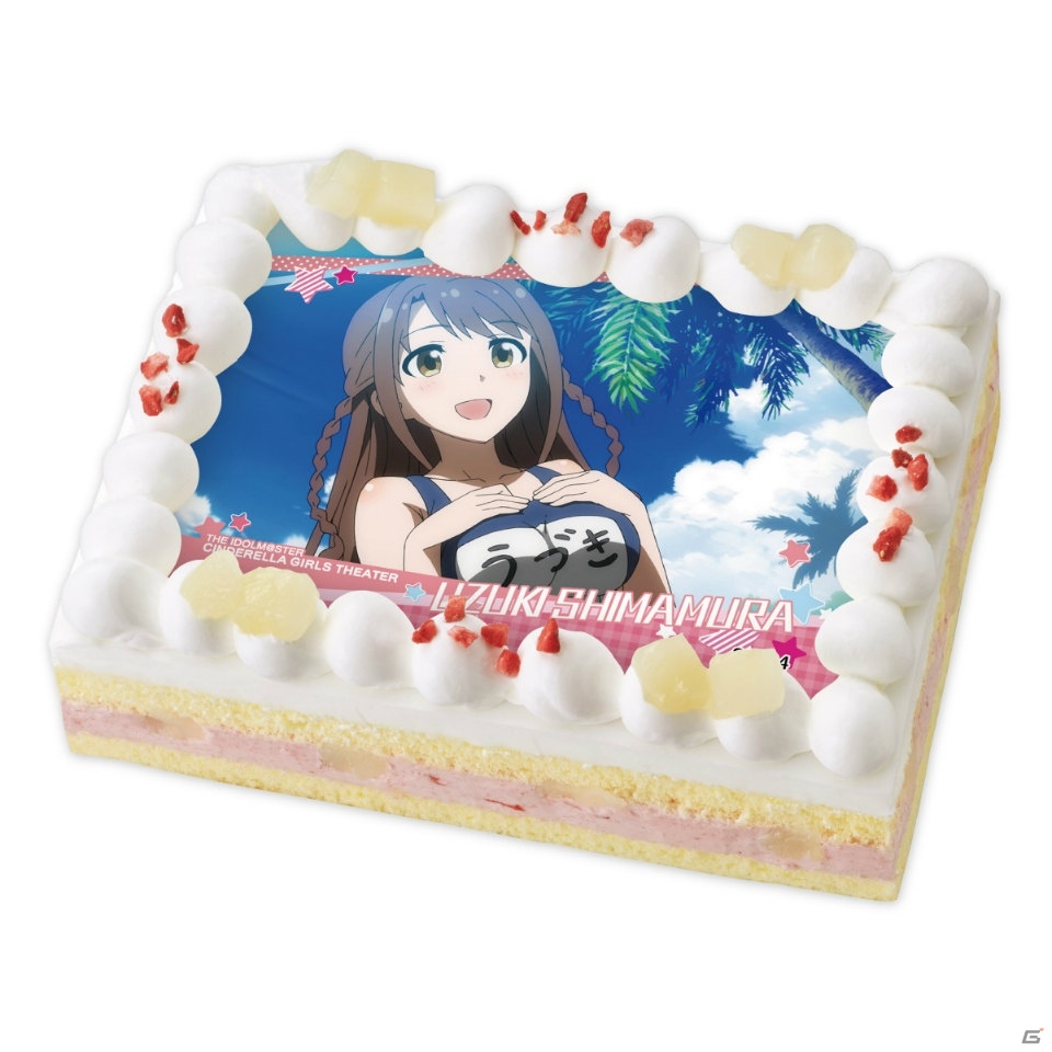 アニメ「アイドルマスター シンデレラガールズ劇場」の“渋谷 凛”や“島村 卯月”がプリントケーキで登場！の画像3