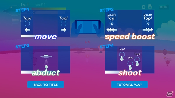 連れ去り爽快シューティングゲーム「Abduct.io」がiOS/Android向けに配信中の画像3