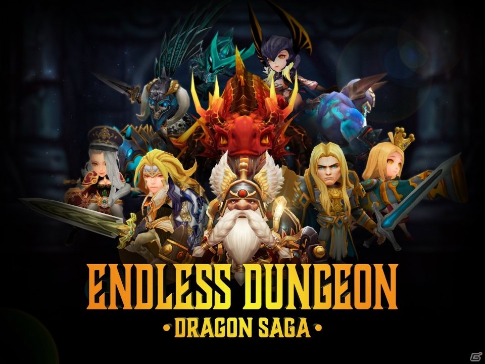 放置系3DアクションRPG「エンドレスダンジョン：ドラゴンサーガ」がiOS/Android向けに配信決定！事前登録受付が開始の画像1