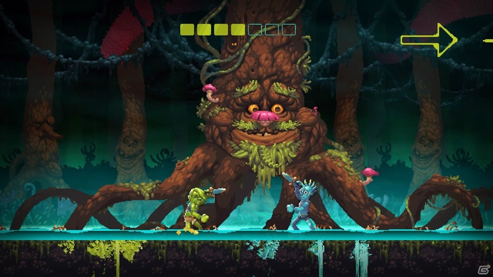 多彩なゲームモードを搭載したPS4向けハイスピード剣戟アクション「Nidhogg 2」が2017年9月に配信！の画像14