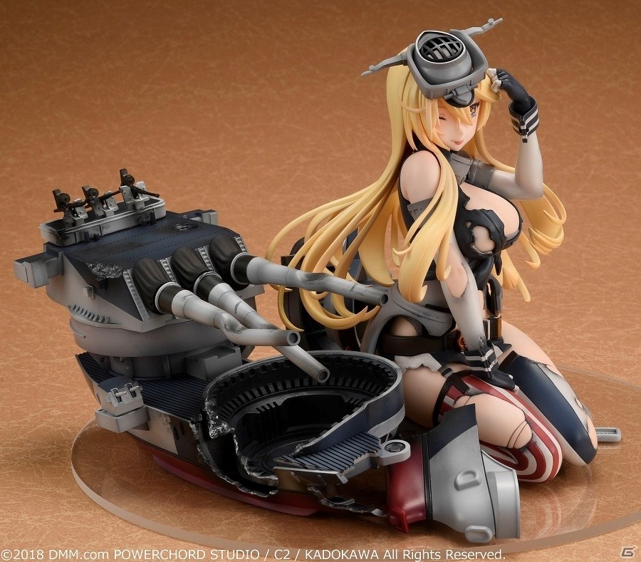 Iowa級戦艦の重量ボディを忠実に立体化！「艦隊これくしょん -艦これ-」中破姿のIowa級戦艦「Iowa」1/8スケールフィギュアが2Ver.で発売決定の画像3