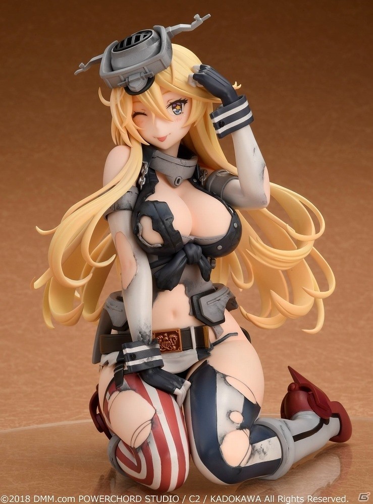 Iowa級戦艦の重量ボディを忠実に立体化！「艦隊これくしょん -艦これ-」中破姿のIowa級戦艦「Iowa」1/8スケールフィギュアが2Ver.で発売決定の画像4
