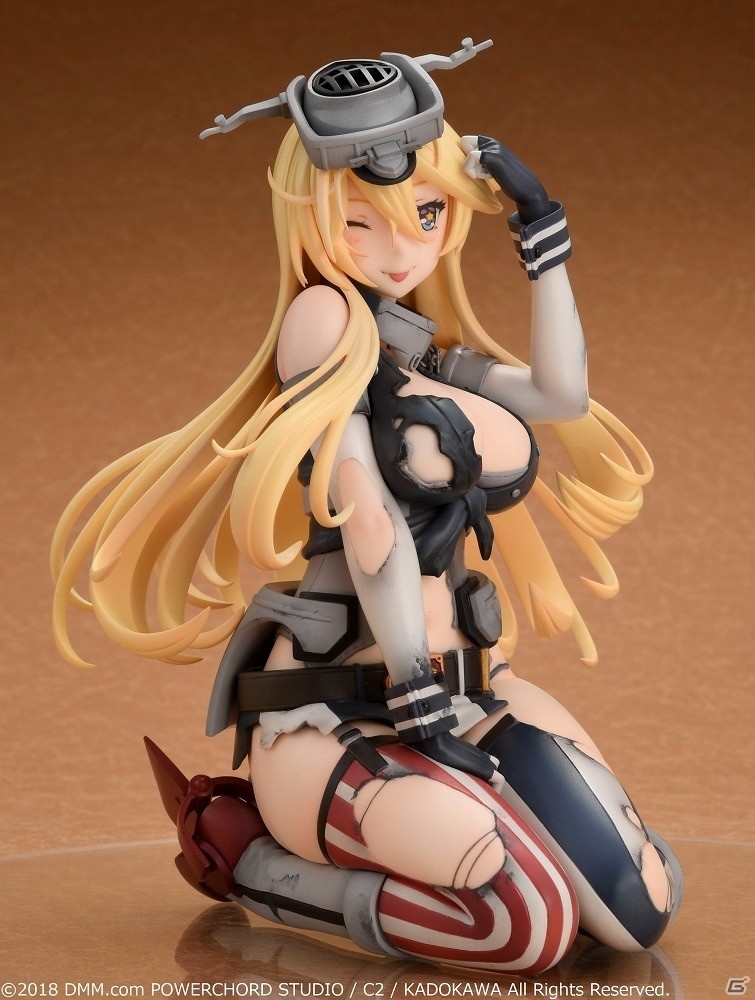 Iowa級戦艦の重量ボディを忠実に立体化！「艦隊これくしょん -艦これ-」中破姿のIowa級戦艦「Iowa」1/8スケールフィギュアが2Ver.で発売決定の画像6