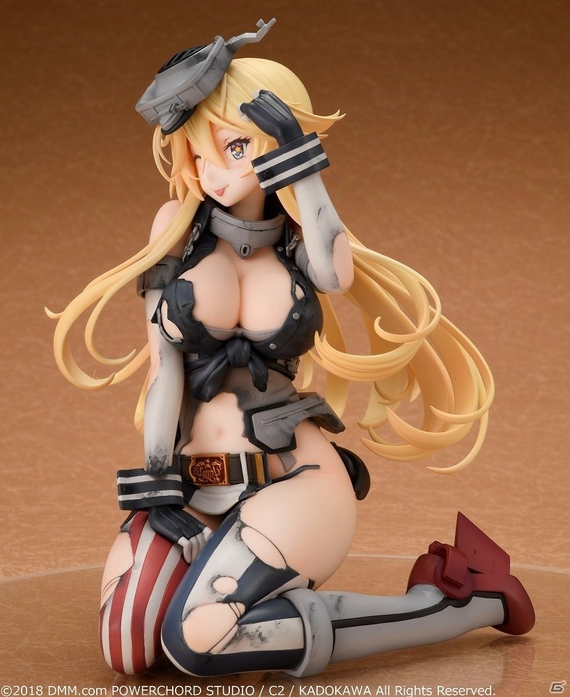 Iowa級戦艦の重量ボディを忠実に立体化！「艦隊これくしょん -艦これ-」中破姿のIowa級戦艦「Iowa」1/8スケールフィギュアが2Ver.で発売決定の画像7