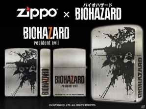 「バイオハザード」のロゴやタイトルが刻印されたZippoライター3種が8月下旬に発売！の画像1