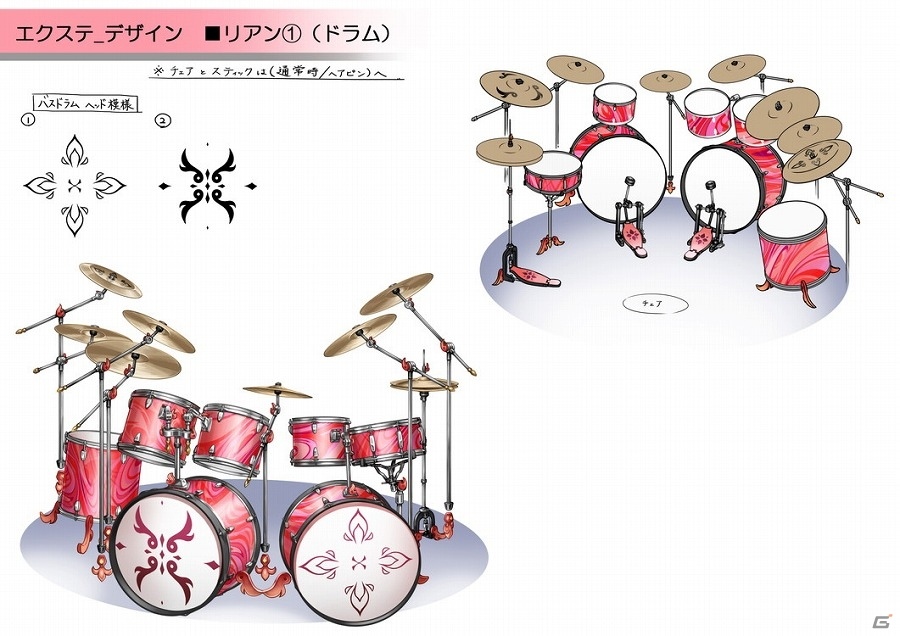 iOS/Android「ディバインゲート零」国家機関“対策室”のメンバーを一挙6人公開！主人公たちが持つ楽器型の武器「エクステ」の設定画もお披露目の画像13