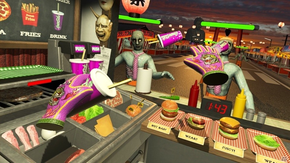 ゾンビを満腹にして人の心を取り戻させるゾンビグルメアクション「Dead Hungry」がPS VRで配信決定の画像3