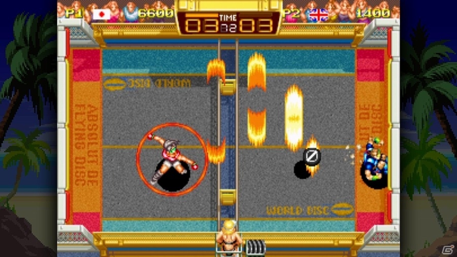 相手のゴールにディスクを叩き込め！PS4/PS Vita「フライングパワーディスク：Windjammers」が配信開始の画像4