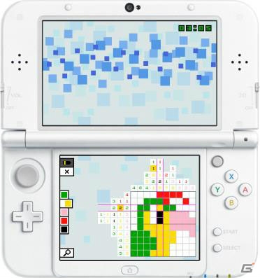 ロジックパズルゲームをカラーで楽しめる3DS「お絵かきパズル Pix-a-Pix」が9月6日に配信の画像3