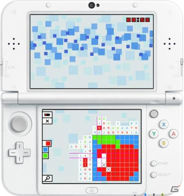 ロジックパズルゲームをカラーで楽しめる3DS「お絵かきパズル Pix-a-Pix」が9月6日に配信の画像6