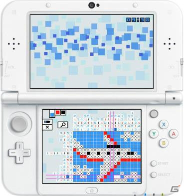 ロジックパズルゲームをカラーで楽しめる3ds お絵かきパズル Pix A Pix が9月6日に配信の画像 ゲーム情報サイト Gamer