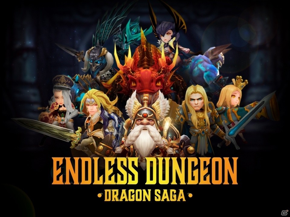 タッチだけで楽しめる3D RPG「エンドレスダンジョン：ドラゴンサーガ」Google Play版が配信開始の画像1