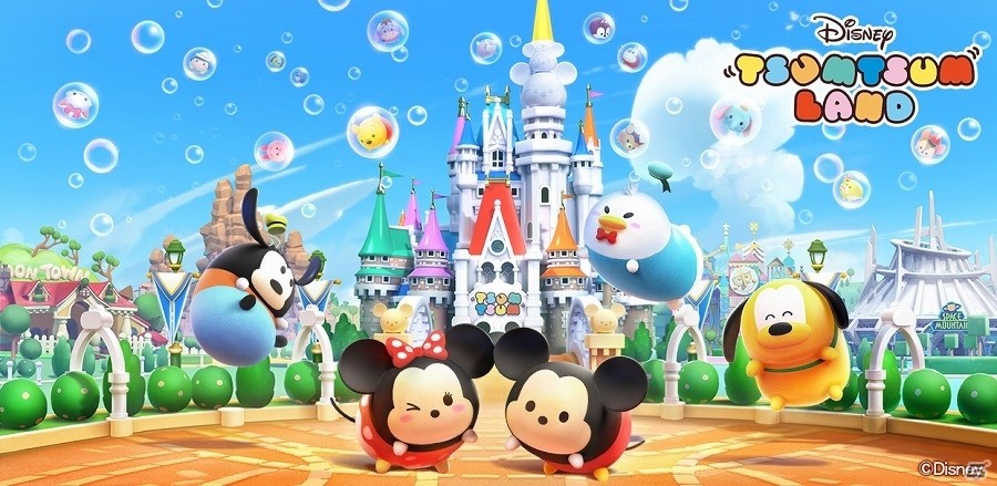 ディズニーのテーマパークを舞台にした“ツムツム”の最新作―iOS/Android「ディズニー ツムツムランド」が2017年に配信！の画像1