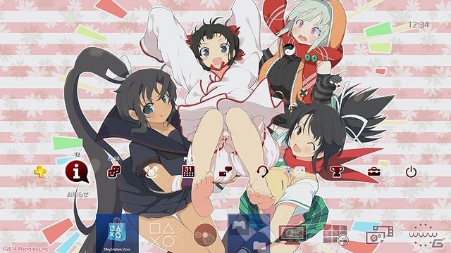 PS4/PS Vita「閃乱カグラ」の新カスタムテーマが配信！最大70％OFFのダウンロード版SALE「パイの日記念ビッグセール」は本日までの画像4