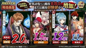 「一血卍傑-ONLINE-」新祭事「八百万料理王決定戦！！」が開催！黒英傑“テンカイ”の実装もの画像3