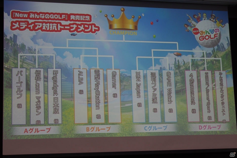 PS4 Proなど豪華賞品をかけて「New みんなのGOLF」のメディア対抗トーナメントが開催！今後のアップデート情報も一部明らかにの画像14