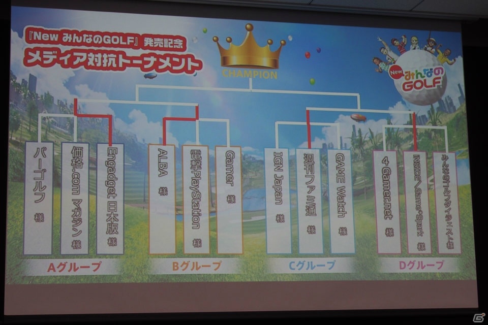 PS4 Proなど豪華賞品をかけて「New みんなのGOLF」のメディア対抗トーナメントが開催！今後のアップデート情報も一部明らかにの画像18