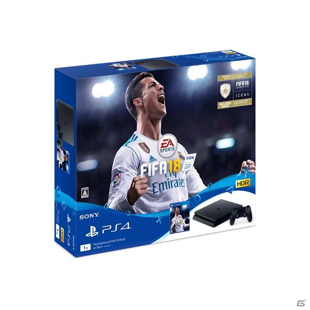PS4本体と「FIFA 18」がセットになった「PlayStation4 FIFA 18 Pack」が9月29日に数量限定で発売の画像1