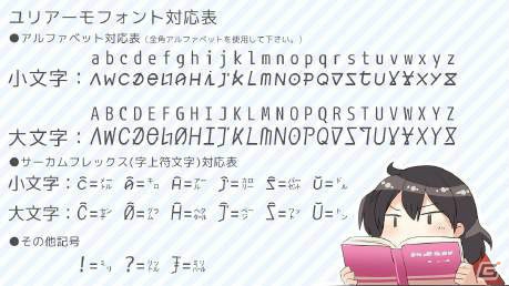 「ことのはアムリラート」アップデートパッチver1.02&ユリアーモ対応フォントが公開!