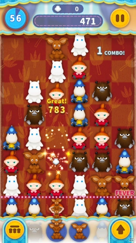 【アプリレビュー】ムーミン谷の仲間たちがちびキャラに！パズルゲーム「ムーミン くるくるコロル」をプレイの画像2