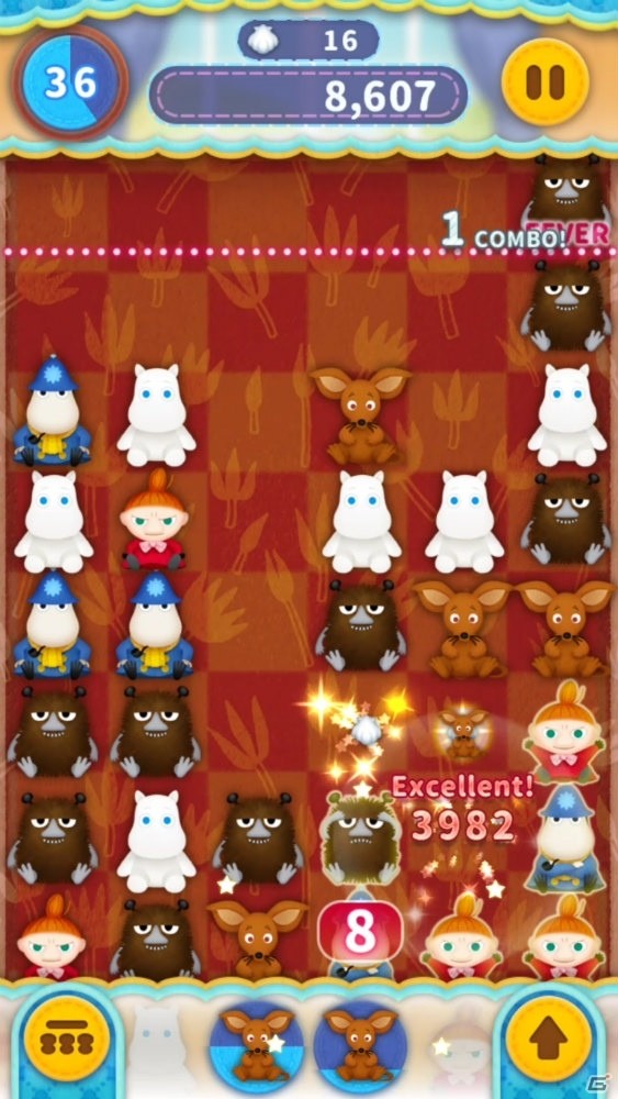 【アプリレビュー】ムーミン谷の仲間たちがちびキャラに！パズルゲーム「ムーミン くるくるコロル」をプレイの画像3
