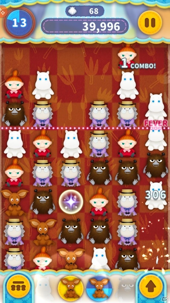 【アプリレビュー】ムーミン谷の仲間たちがちびキャラに！パズルゲーム「ムーミン くるくるコロル」をプレイの画像4