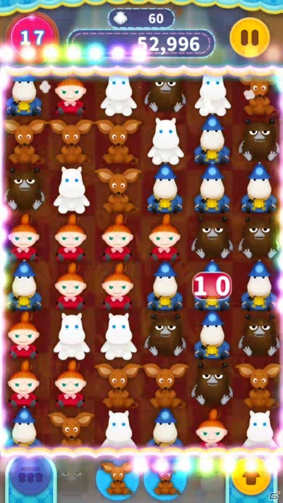 【アプリレビュー】ムーミン谷の仲間たちがちびキャラに！パズルゲーム「ムーミン くるくるコロル」をプレイの画像6