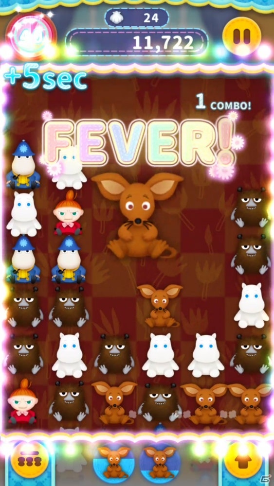 【アプリレビュー】ムーミン谷の仲間たちがちびキャラに！パズルゲーム「ムーミン くるくるコロル」をプレイの画像7