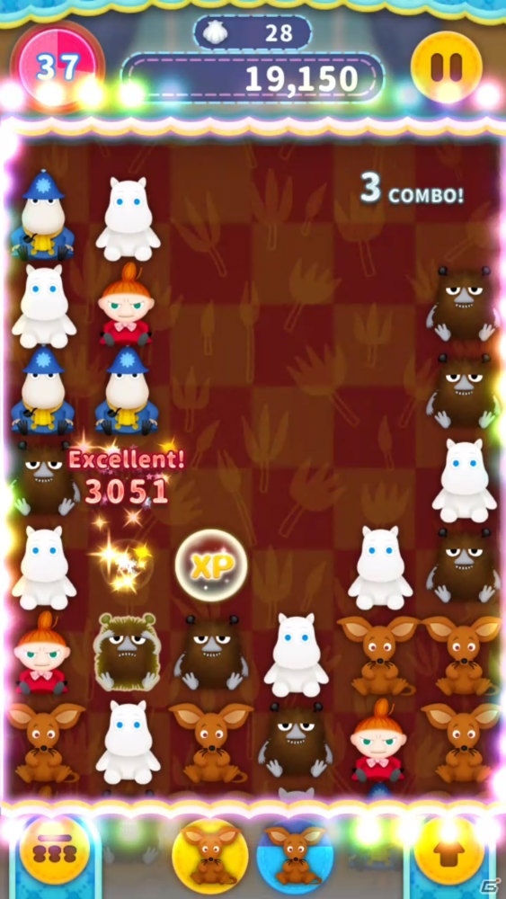 【アプリレビュー】ムーミン谷の仲間たちがちびキャラに！パズルゲーム「ムーミン くるくるコロル」をプレイの画像8