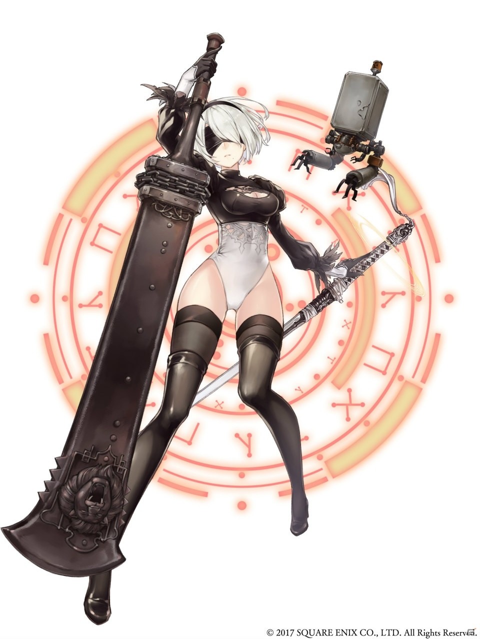 iOS/Android「SINoALICE」2B、9Sが解放される「NieR：Automata」コラボガチャ後編が開始！魔晶石2000個プレゼントも実施中の画像2