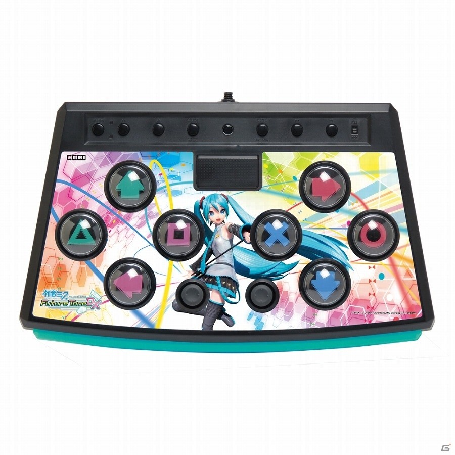 自宅でもアーケード筐体の感覚でプレイできる！「初音ミク Project DIVA Future Tone DX 専用ミニコントローラー for PlayStation4」が11月22日に発売の画像2