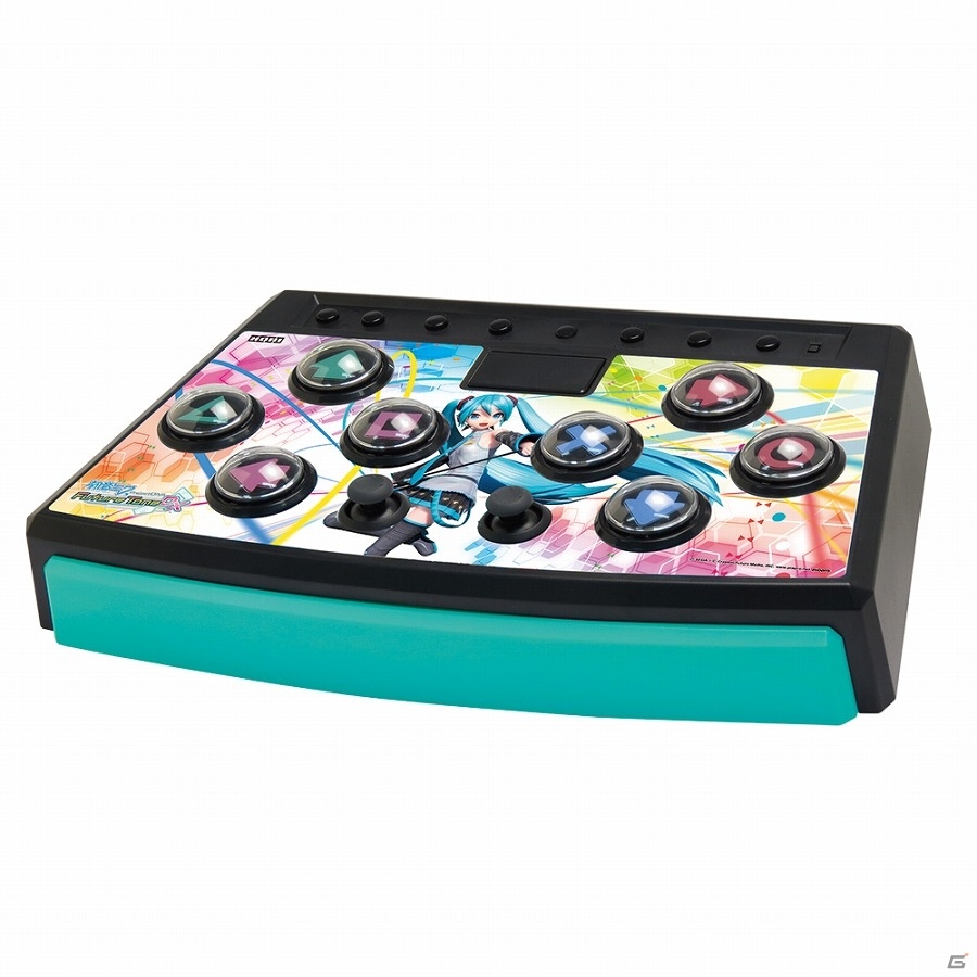 自宅でもアーケード筐体の感覚でプレイできる！「初音ミク Project DIVA Future Tone DX 専用ミニコントローラー for PlayStation4」が11月22日に発売の画像4