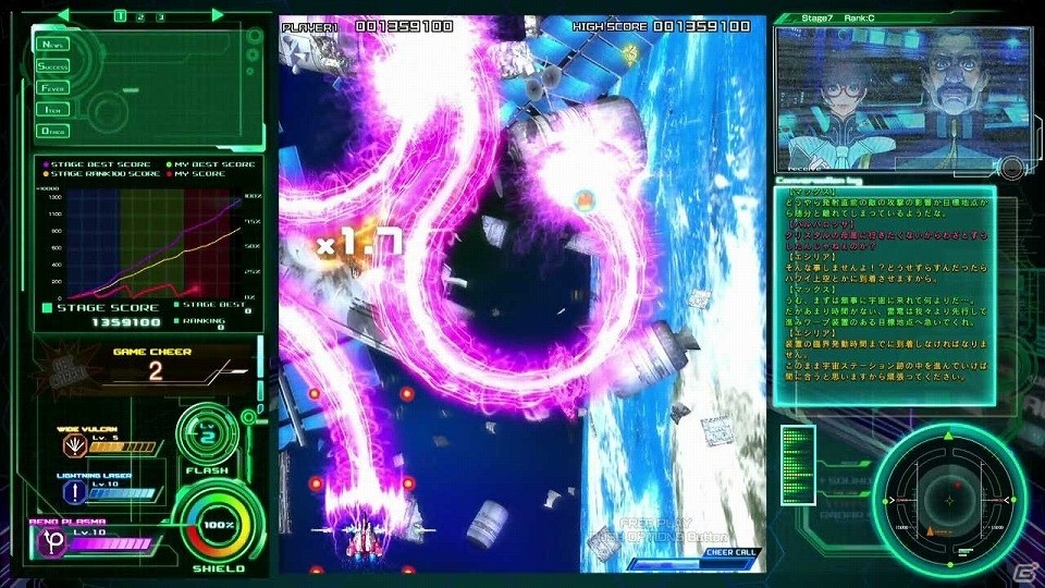 PS4「雷電V Director's Cut」が本日発売！早期購入特典としてステージ曲ミニサウンドトラックが付属の画像4
