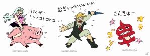 「モンスターストライク」にて「七つの大罪」とのコラボが開始！蛭子さんが1分で書いた衝撃のLINEスタンプも登場の画像2