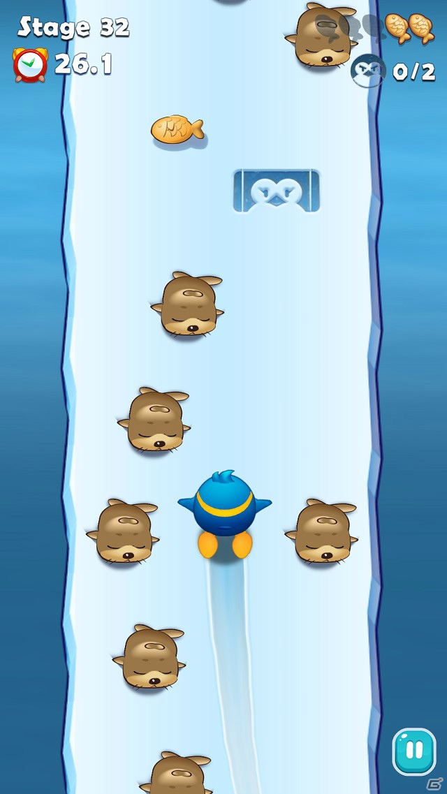 かたむき操作で氷の上をスライディング！iOS/Android「エアペンギン2」事前登録受付が開始の画像3