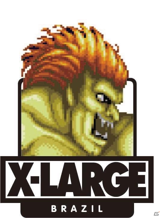 XLARGEと「ストリートファイターII」のコラボアイテムが10月6日発売―Tシャツ、ナイロンジャケットなどがラインナップの画像6