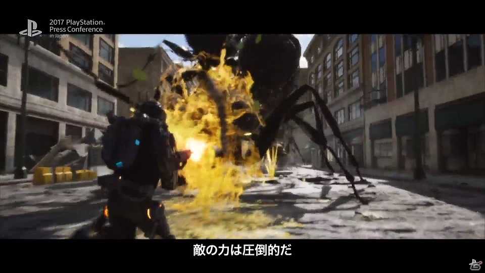 【PSプレカン2017】もう1つのEDFプロジェクトが始動！PS4「EARTH DEFENSE FORCE: IRON RAIN」が2018年に発売決定の画像4