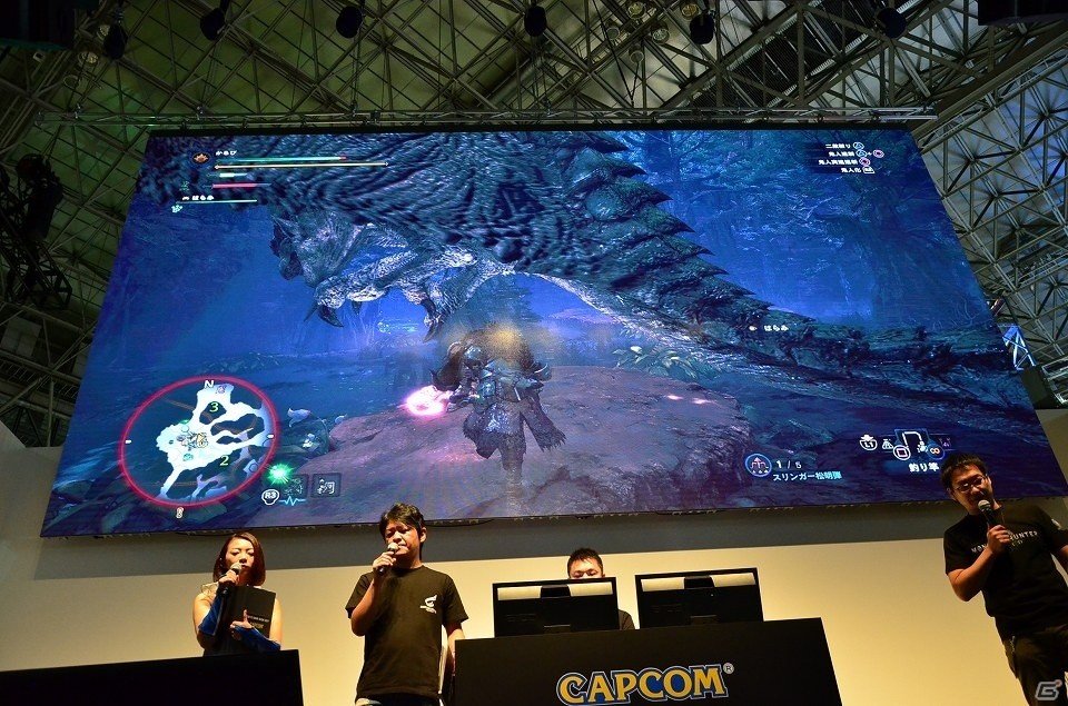 【TGS 2017】メインモンスター・ネルギガンテに挑む！初出しモンスター盛りだくさんの「モンスターハンター：ワールド」ステージをレポートの画像17