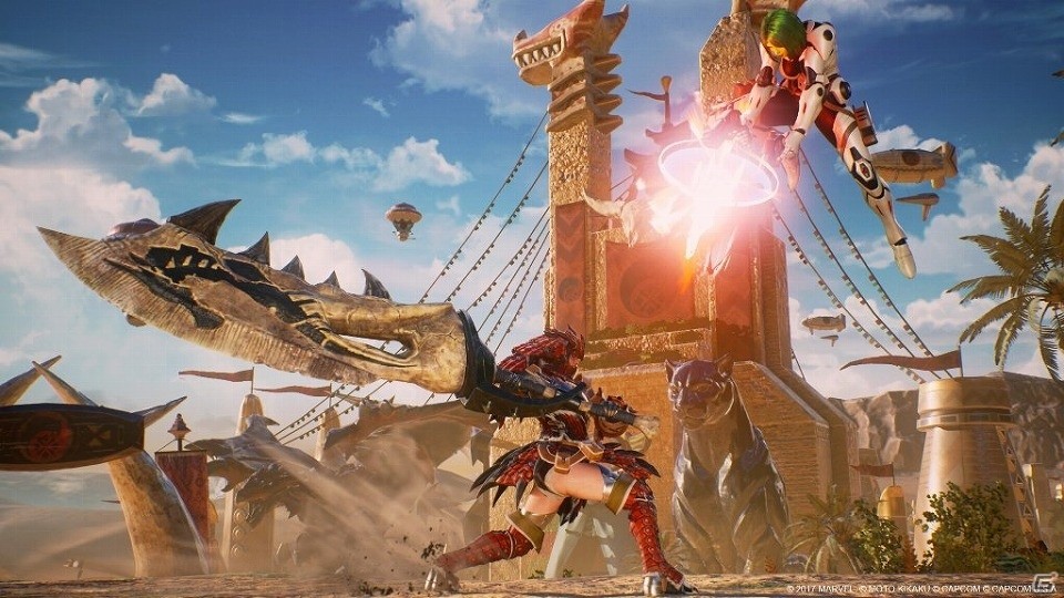 「マーベル VS. カプコン：インフィニット」が本日発売！追加キャラとして「モンスターハンター」も登場決定の画像7