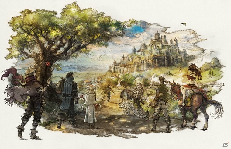 「Project OCTOPATH TRAVELER」キャラクター固有の「フィールドコマンド」とバトルの鍵を握る「コマンドブースト」を紹介！の画像1