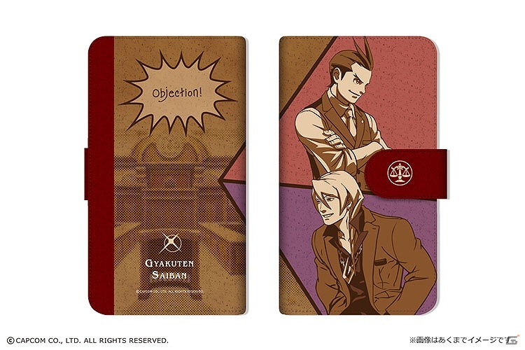 「逆転裁判」塗 和也氏描き下ろしデザインのTシャツやダイアリースマホケースが登場！TGS 2017での公開情報をまとめて紹介の画像21