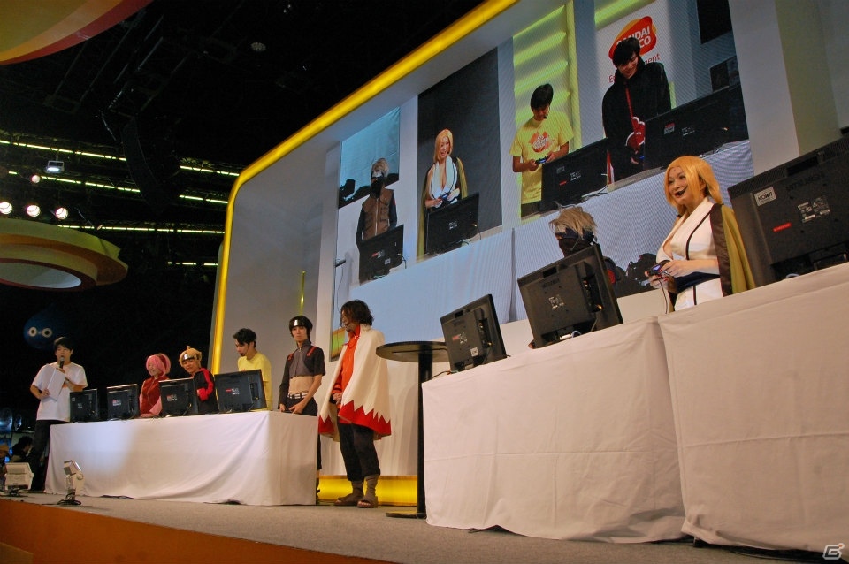 【TGS 2017】叶美香さんがセクシーな綱手の衣装で登場！国内初の実機プレイも行われた「忍ボルVSシノスト 最新ゲームステージだってばさ！」の模様をお届けの画像8